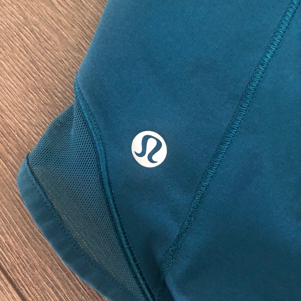 π Lululemon NILE BLUE Hotty hot short Sz. 6 2.5β - Picture 11 of 12